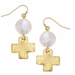 - Susan shaw gold Pearl earring